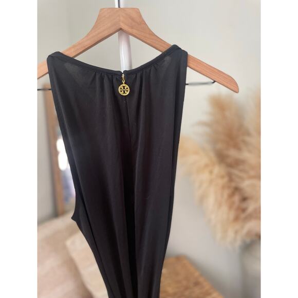 Tory Burch Silky Black Dress Medium - Picture 6 of 6
